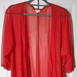 Lularoe Red Lindsey Medium